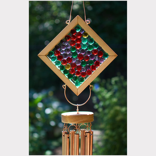 Detail, kaleidoscope wind chime.