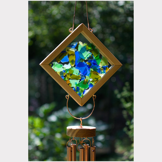 Detail, kaleidoscope wind chime.