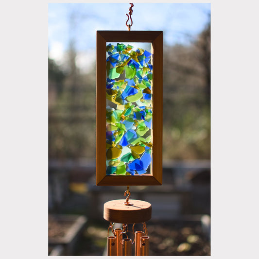 detail, kaleidoscope wind chime