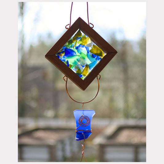 detail, kaleidoscope wind chime