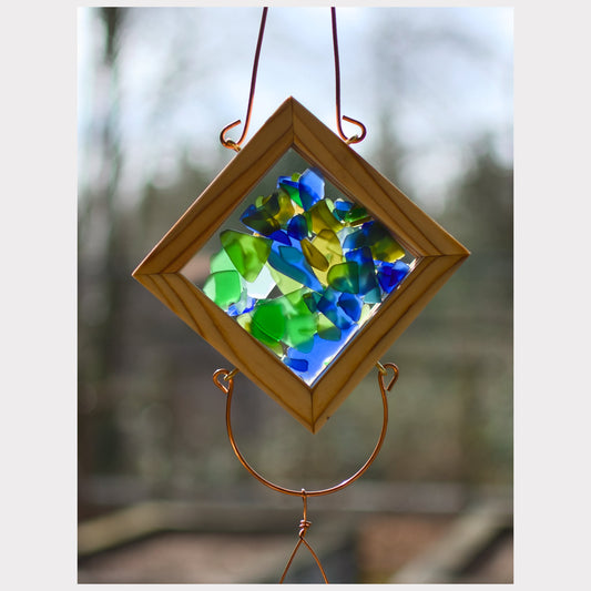 detail, kaleidoscope wind chime