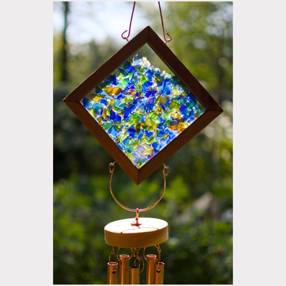 Detail, kaleidoscope wind chime.